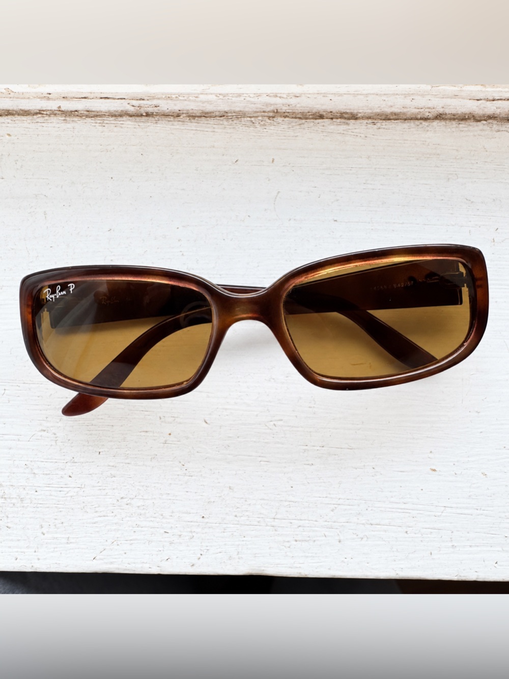 Ray-Ban Women's Brown Rectangular Sunglasses
